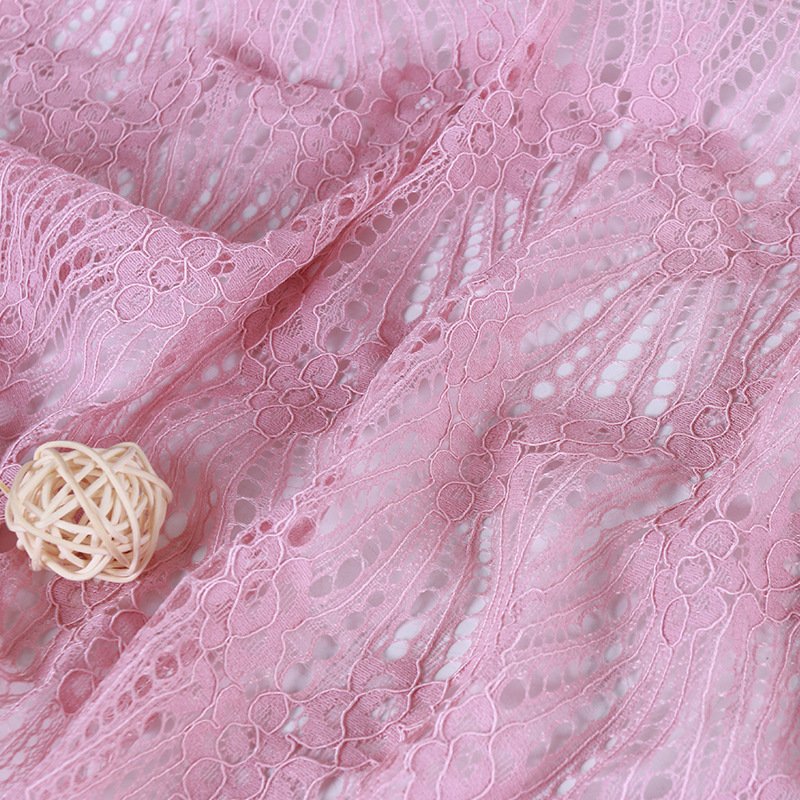 Eyelash Cutwork Bridal Nylon Lace Fabric for Bridal Wholesale Supplier 4